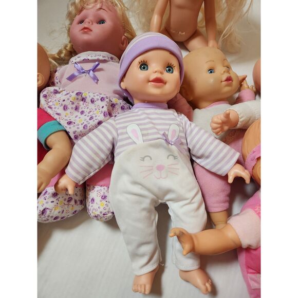 Doll Baby Lot of 9 – Needs TLC – Restoration Project - Picture 5 of 11